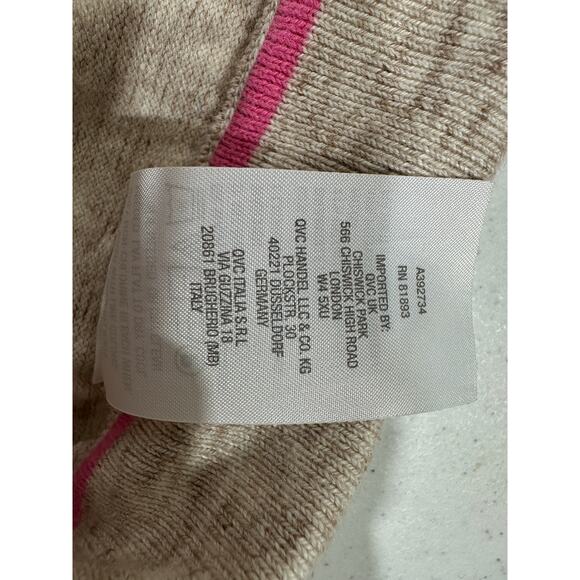 Isaac Mizrahi Live Wide Leg Pants Size 4X Petite (48x26.5) High Rise Oatmeal - Picture 5 of 10